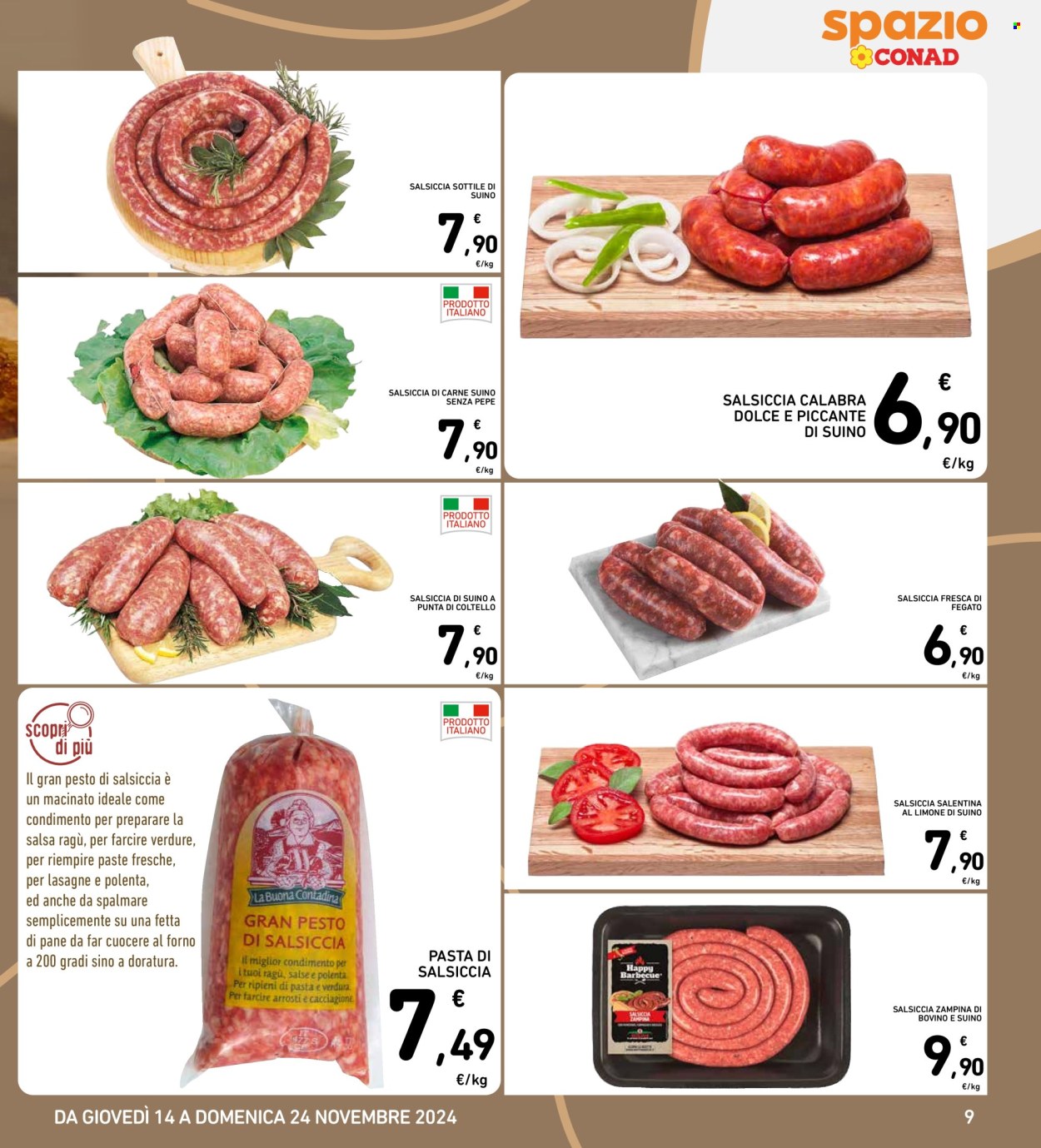 Volantino Spazio Conad - 14/11/2024 - 23/11/2024. Pagina 1