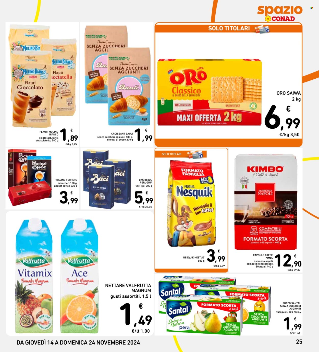 Volantino Spazio Conad - 14/11/2024 - 23/11/2024. Pagina 1