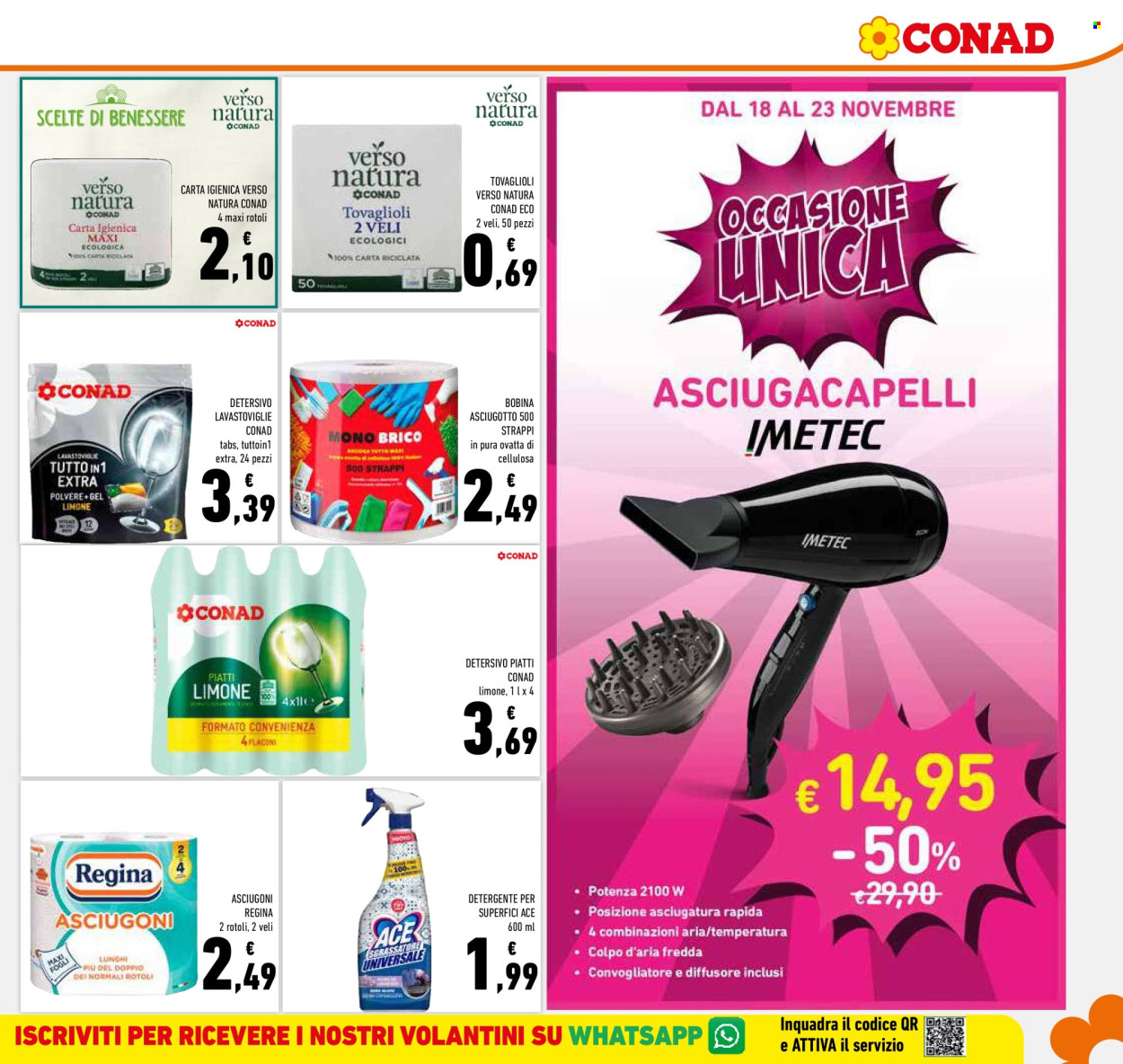 Volantino Conad - 14/11/2024 - 25/11/2024. Pagina 1