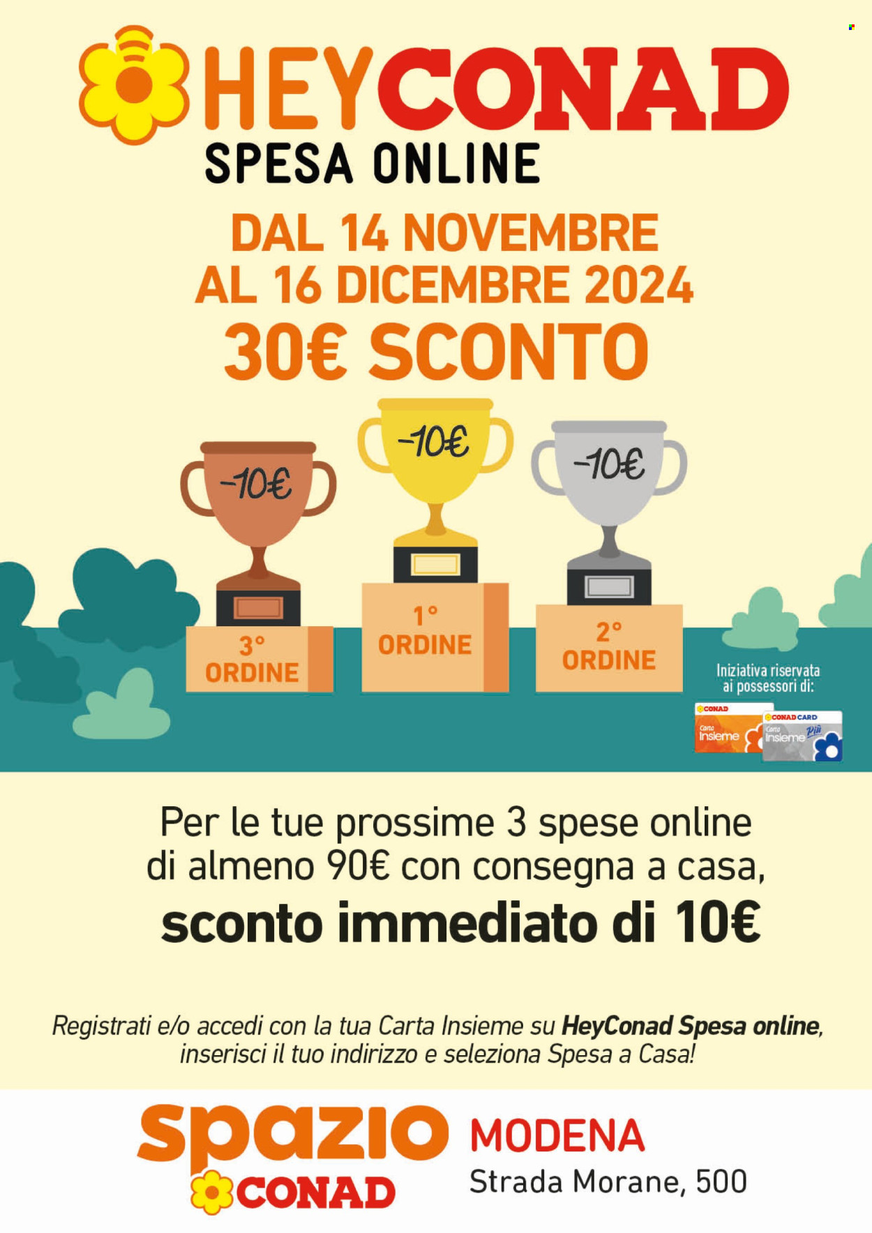 Volantino Spazio Conad - 14/11/2024 - 16/12/2024. Pagina 1