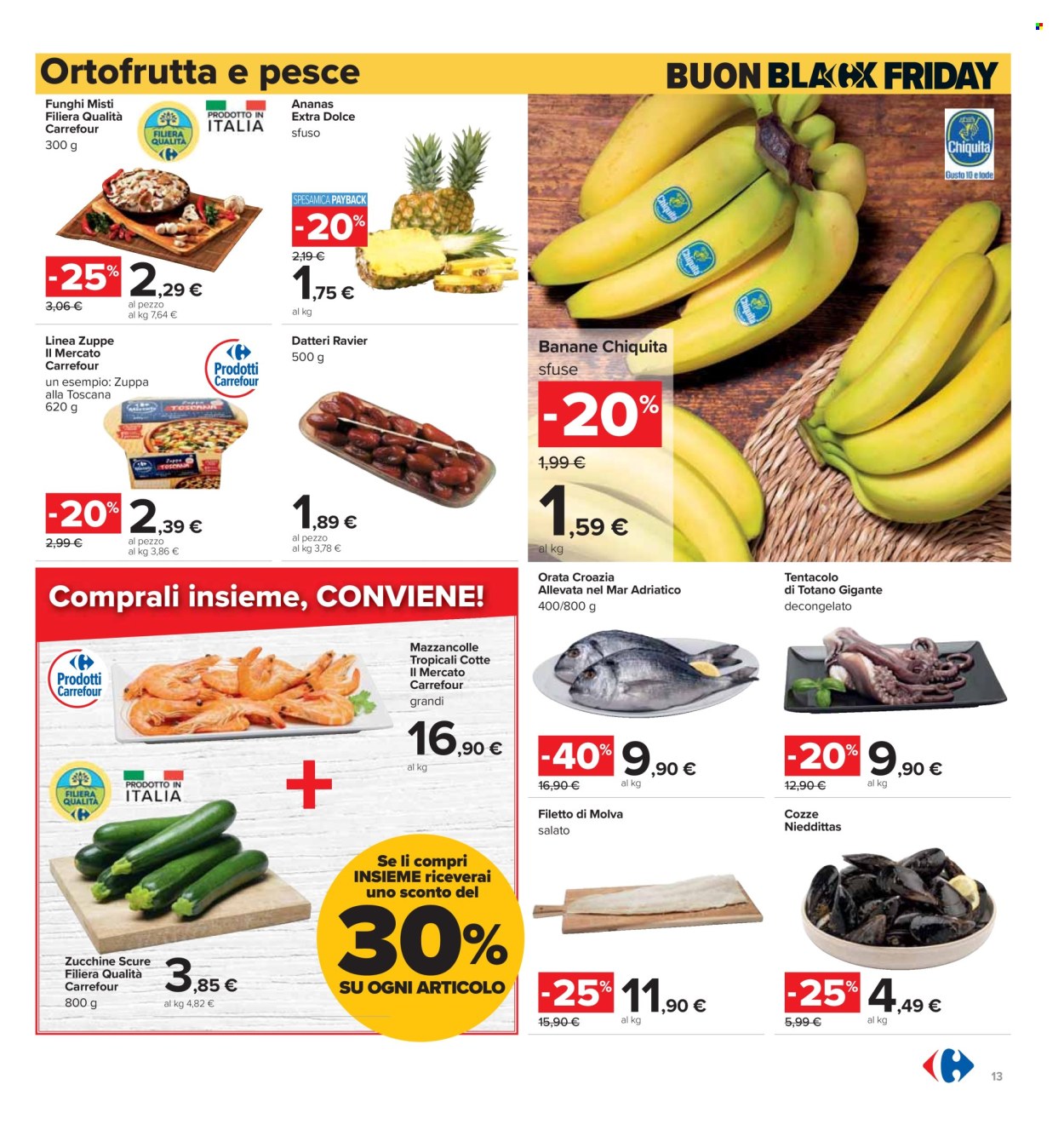 Volantino Carrefour - 18/11/2024 - 2/12/2024. Pagina 1