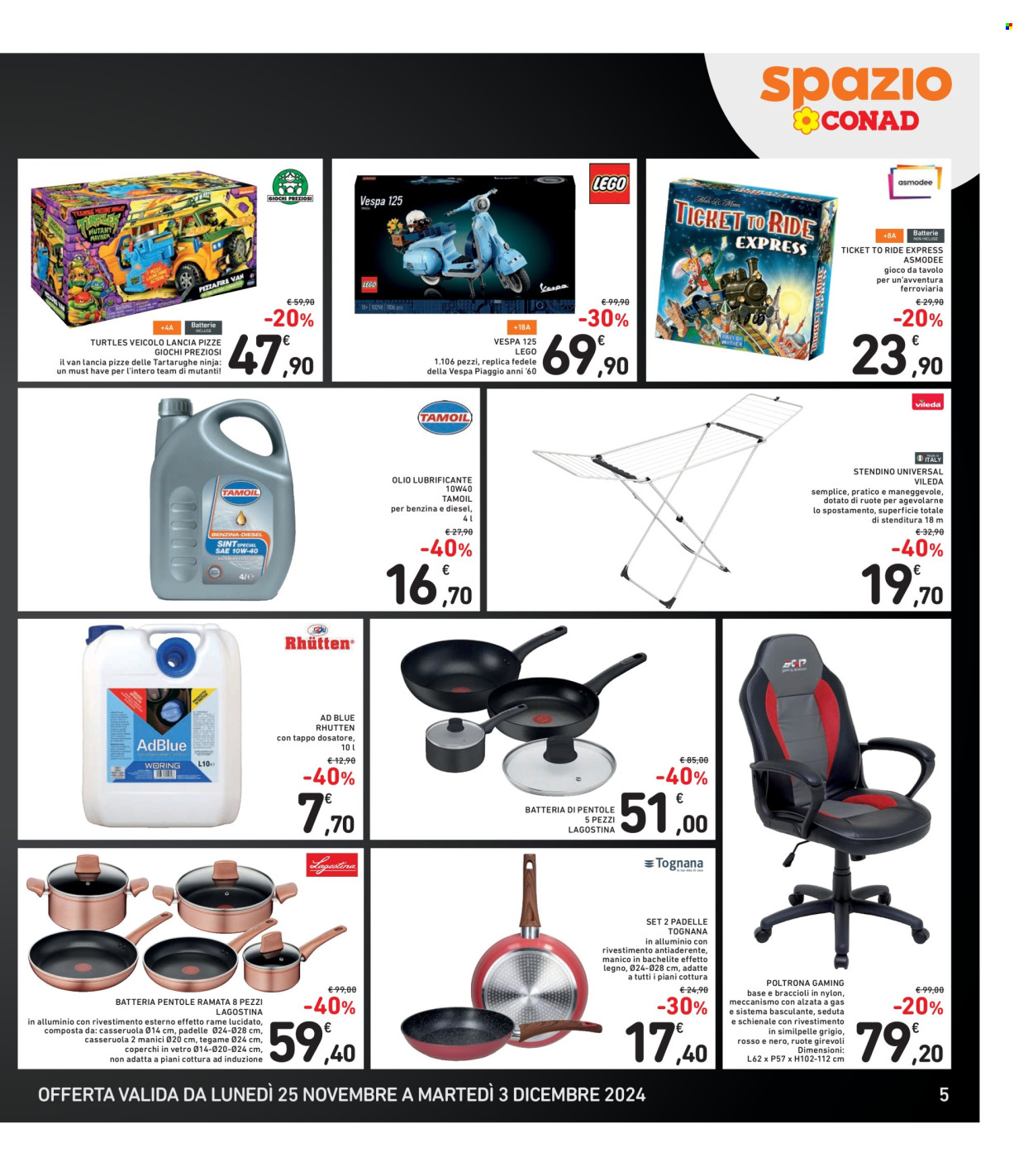 Volantino Spazio Conad - 25/11/2024 - 3/12/2024. Pagina 1