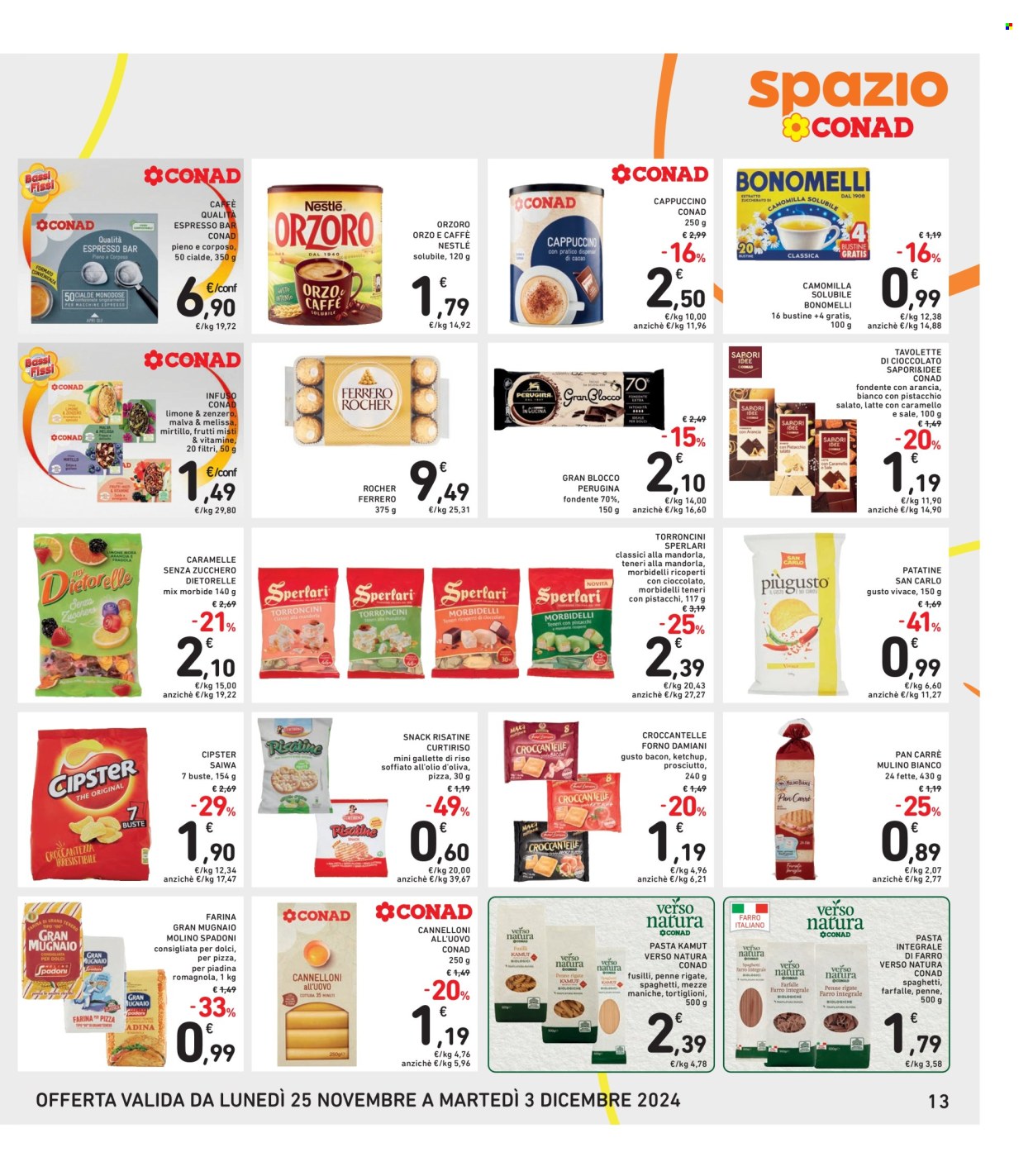 Volantino Spazio Conad - 25/11/2024 - 3/12/2024. Pagina 1