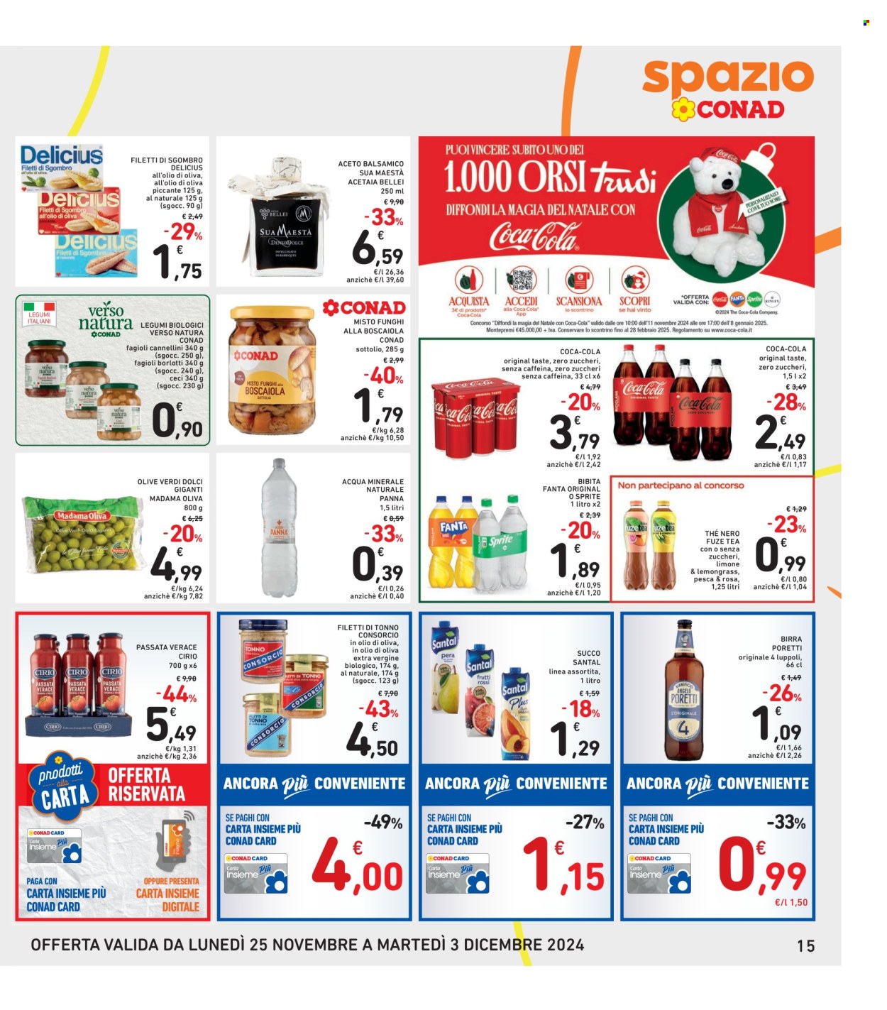 Volantino Spazio Conad - 25/11/2024 - 3/12/2024. Pagina 1