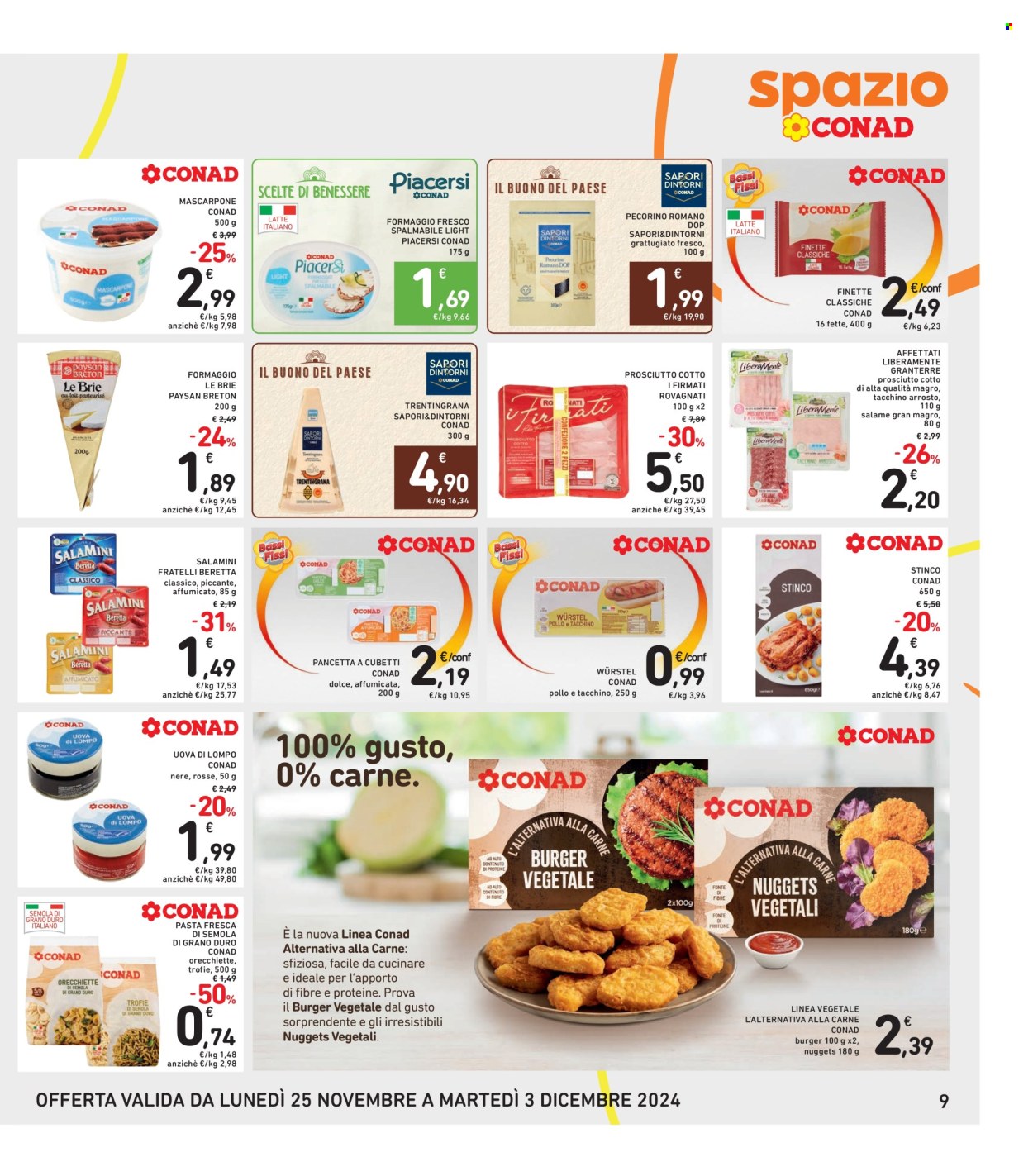 Volantino Spazio Conad - 25/11/2024 - 3/12/2024. Pagina 1