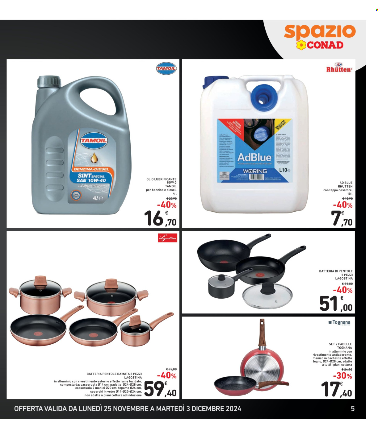 Volantino Spazio Conad - 25/11/2024 - 3/12/2024. Pagina 1