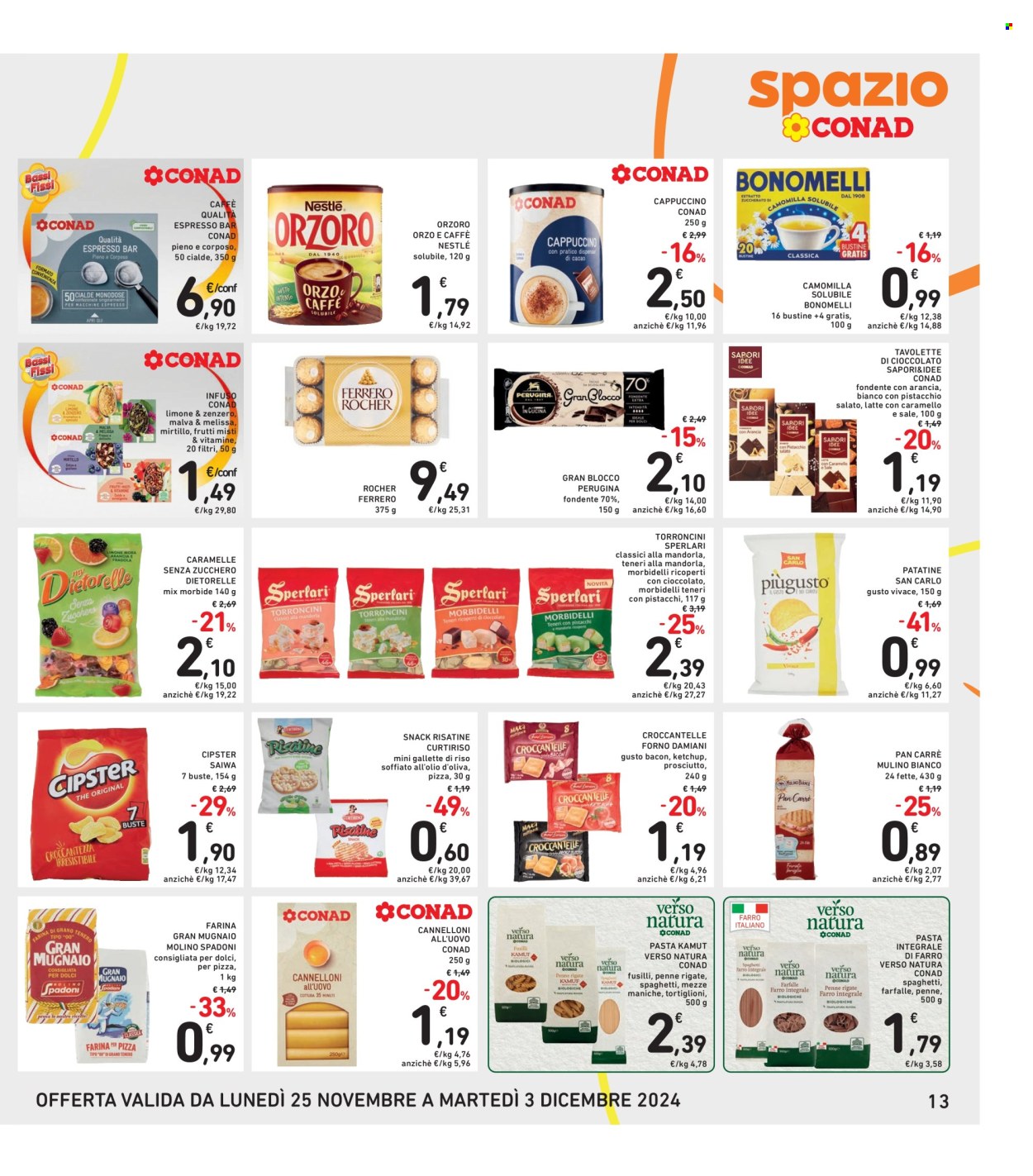 Leták Spazio Conad - 25.11.2024 - 3.12.2024. Strana 13