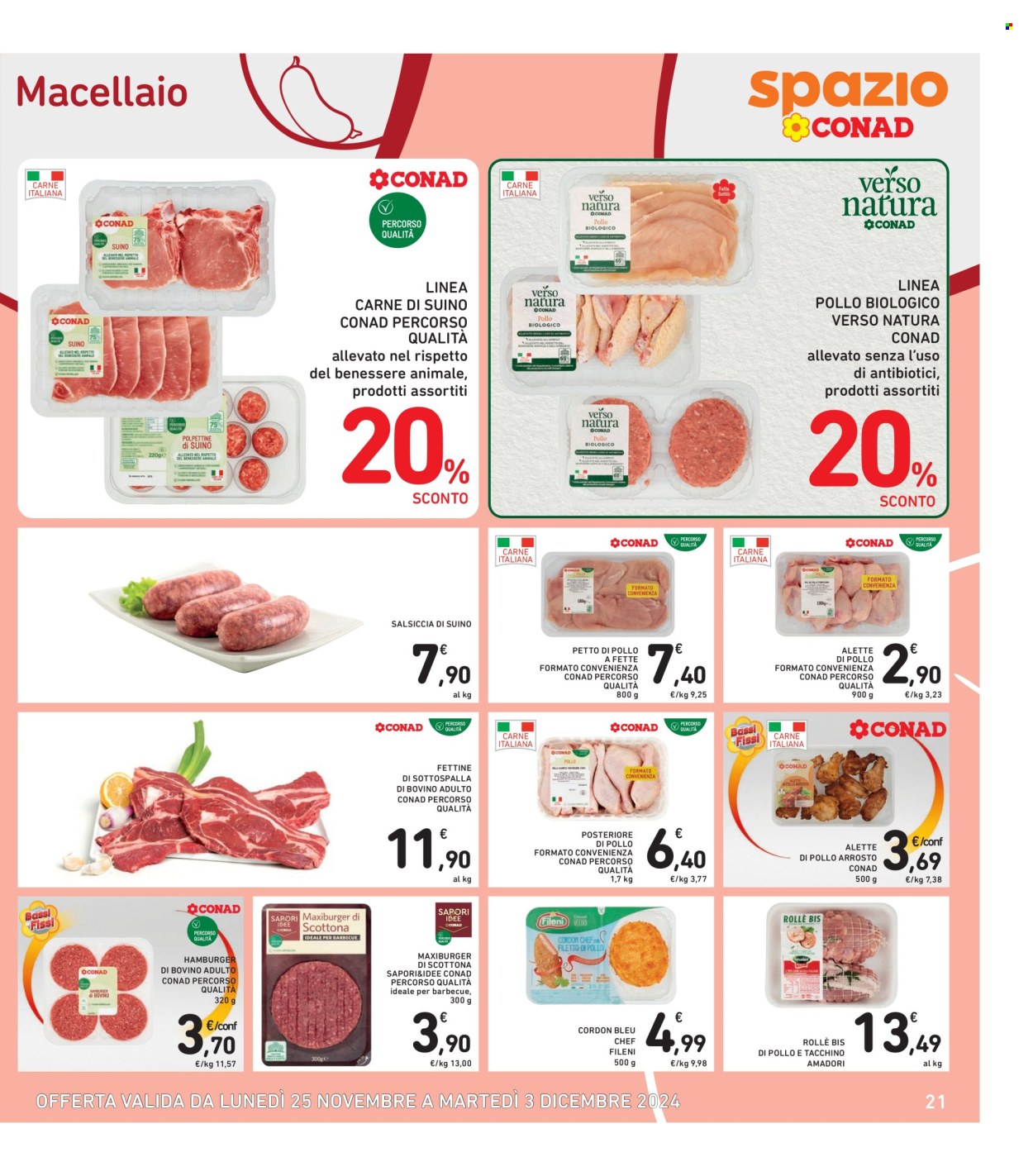 Volantino Spazio Conad - 25/11/2024 - 3/12/2024. Pagina 1