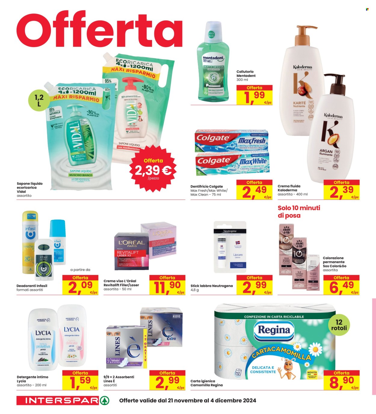 Volantino Interspar - 21/11/2024 - 4/12/2024. Pagina 1