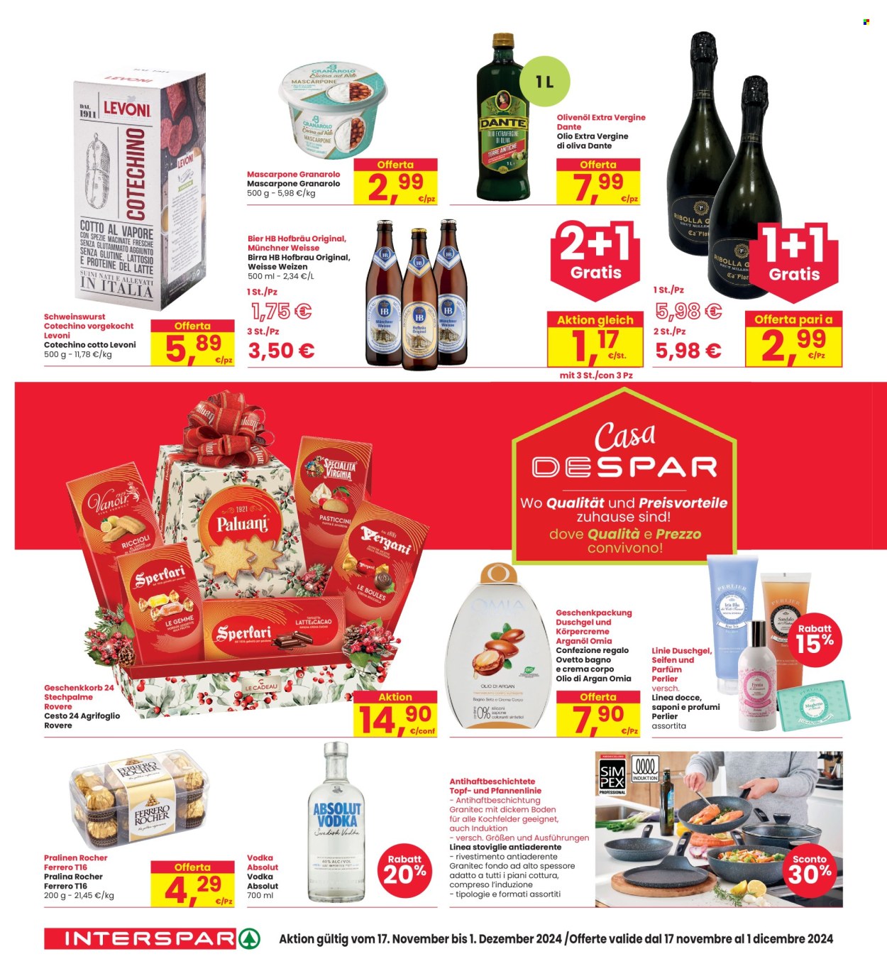 Volantino Interspar - 21/11/2024 - 4/12/2024. Pagina 1