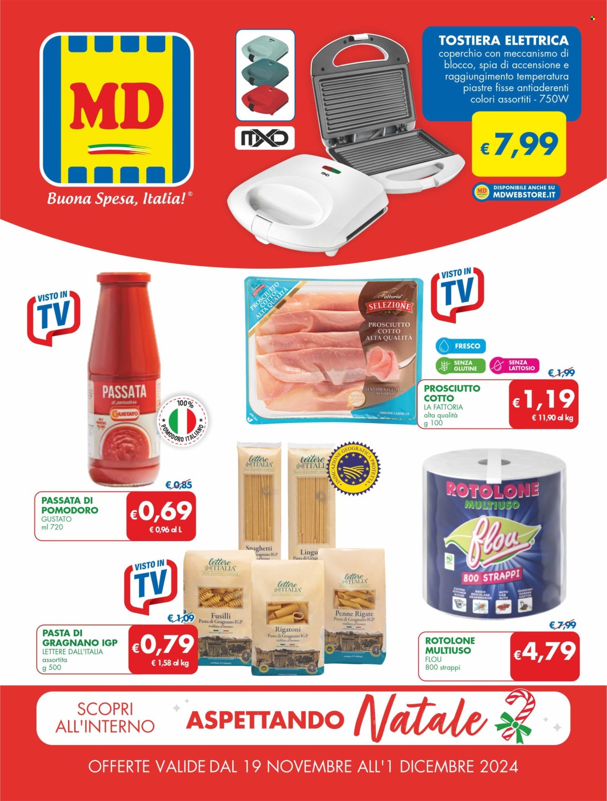 Volantino MD Discount - 19/11/2024 - 1/12/2024. Pagina 1