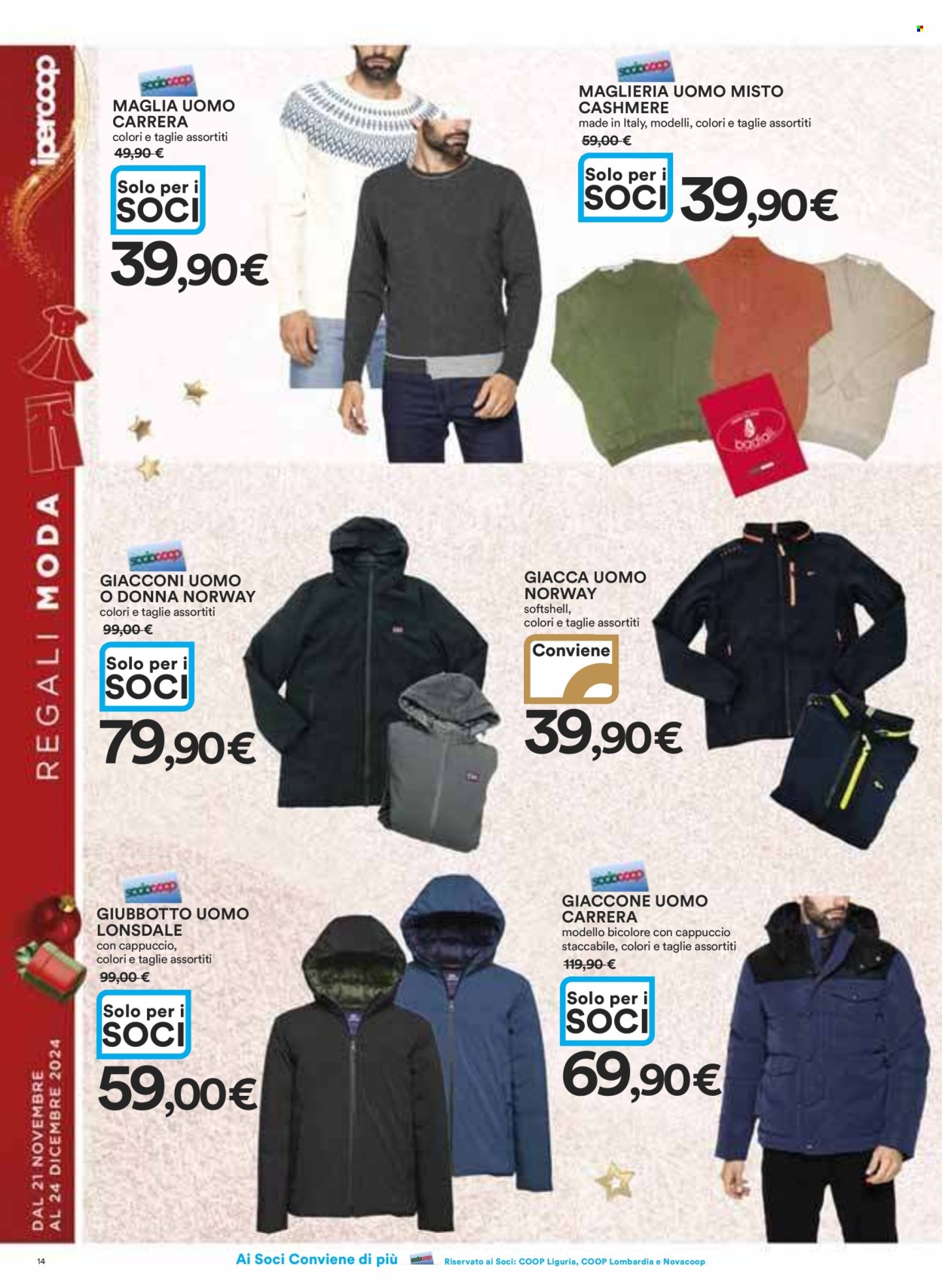 Volantino Coop - 21/11/2024 - 24/12/2024. Pagina 1