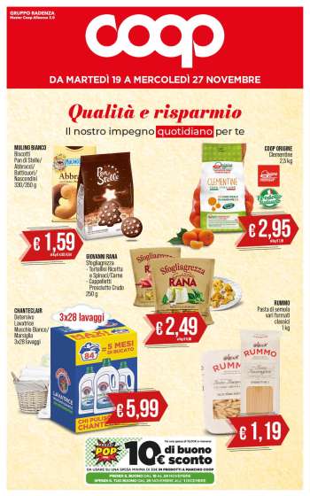 Volantino Coop - 19/11/2024 - 27/11/2024.