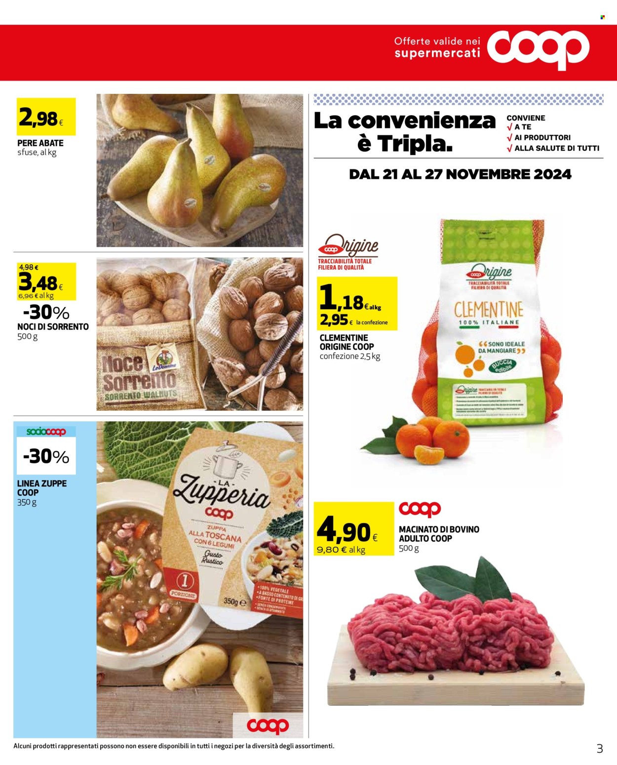 Volantino Coop - 21/11/2024 - 1/12/2024. Pagina 1