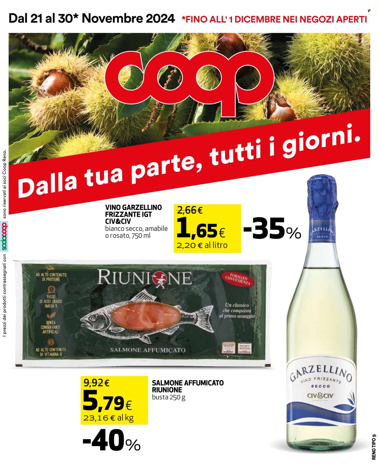 Volantino Coop - 21/11/2024 - 1/12/2024. Pagina 1