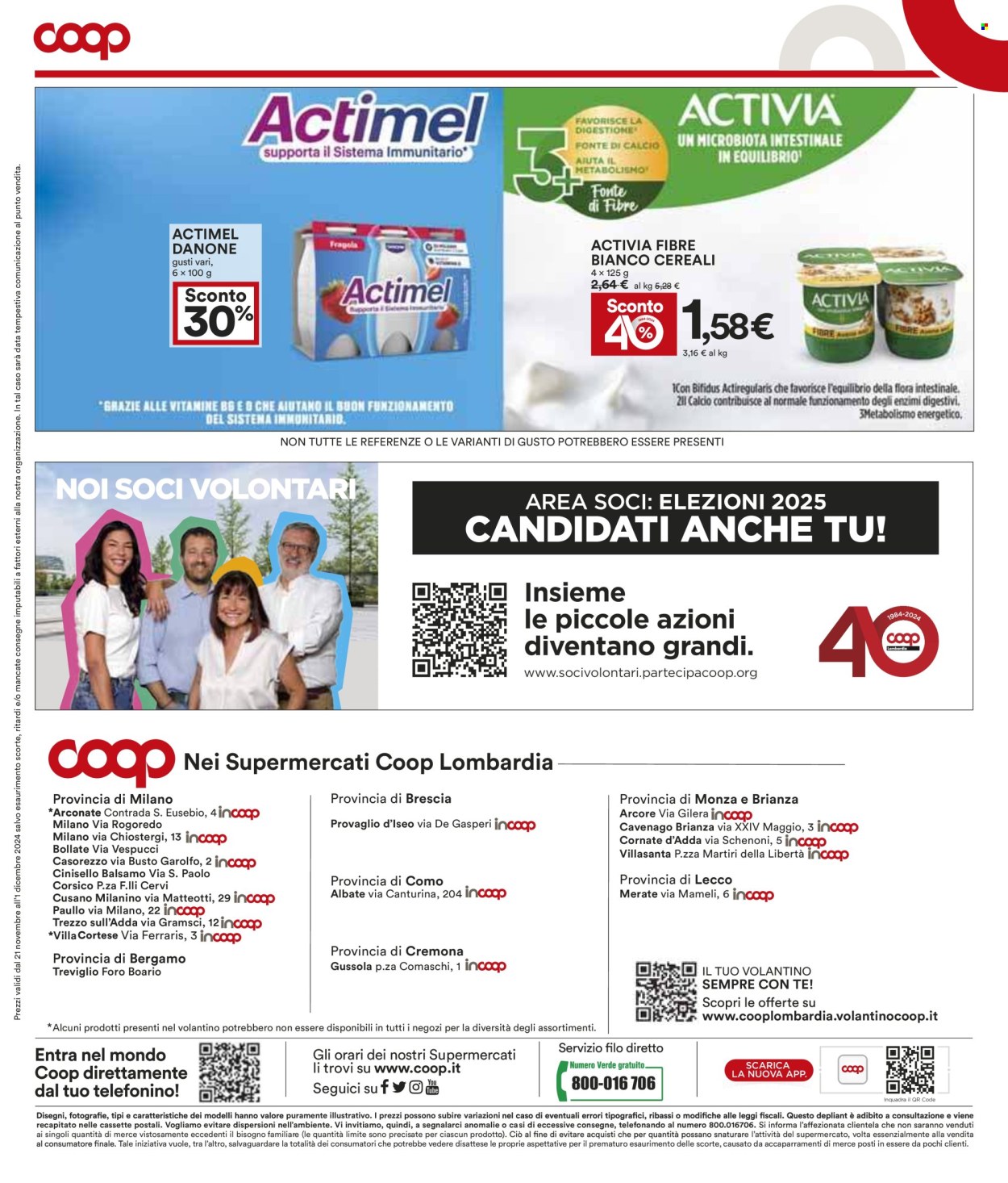 Volantino Coop - 21/11/2024 - 1/12/2024. Pagina 1