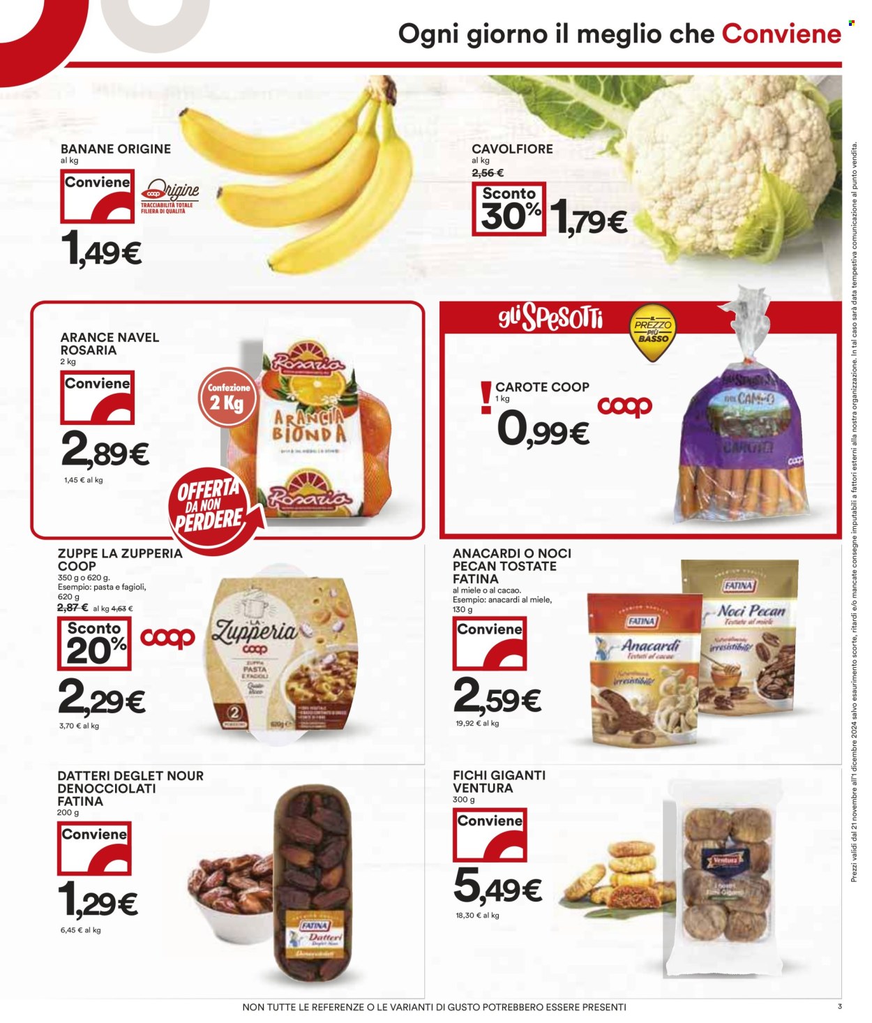 Volantino Coop - 21/11/2024 - 1/12/2024. Pagina 1