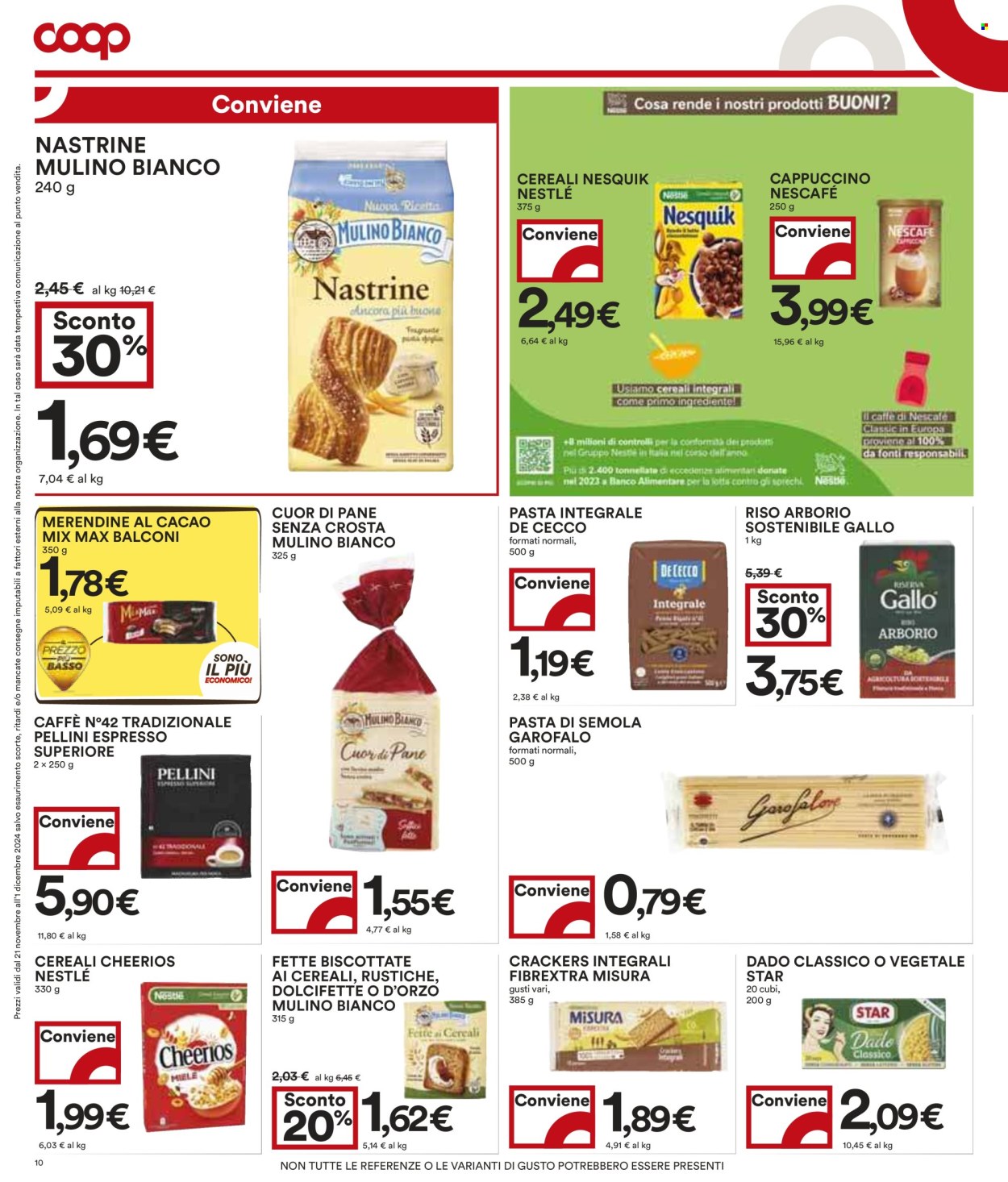 Volantino Coop - 21/11/2024 - 1/12/2024. Pagina 1