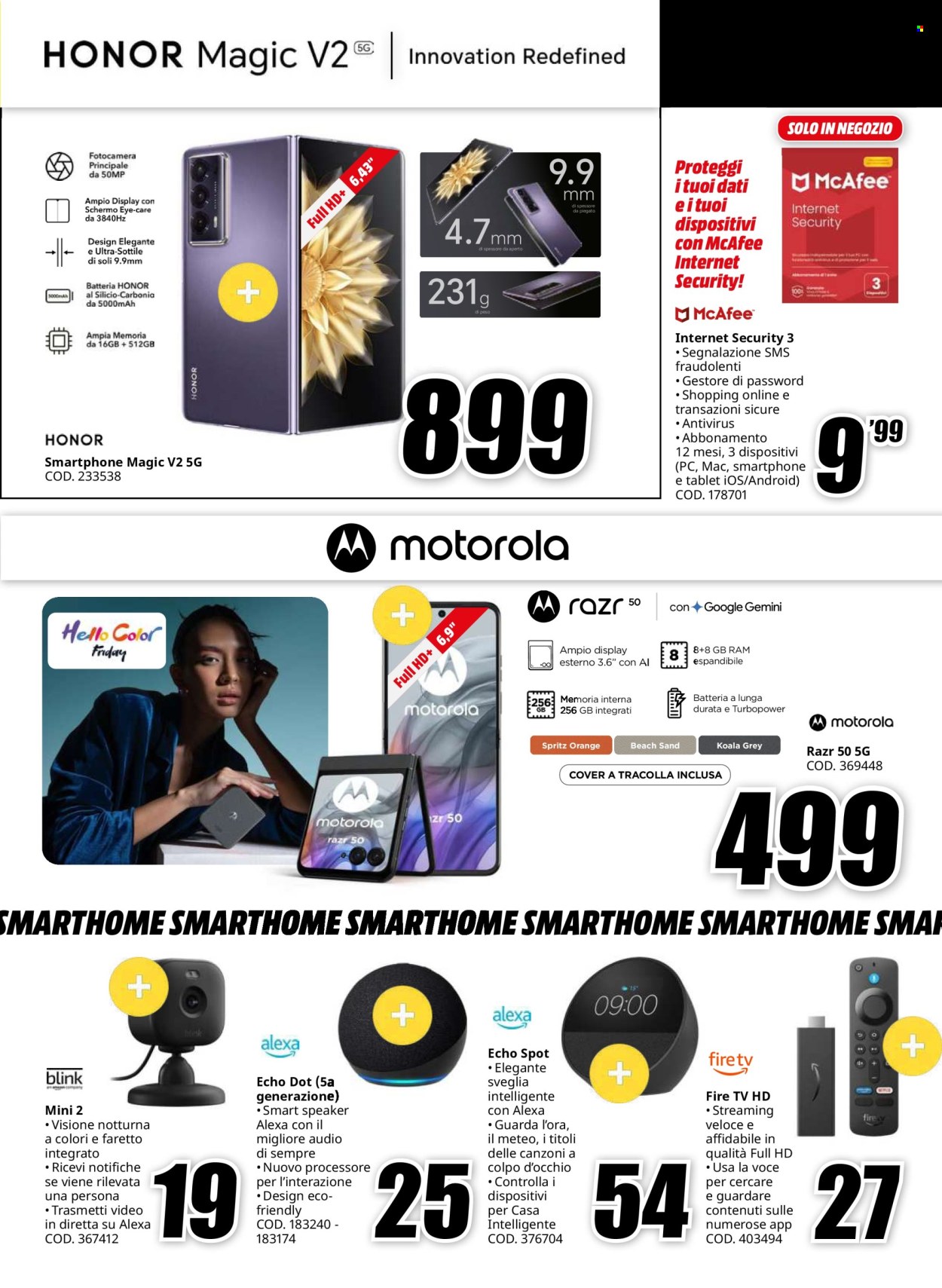 Volantino MediaWorld - 21/11/2024 - 2/12/2024. Pagina 1