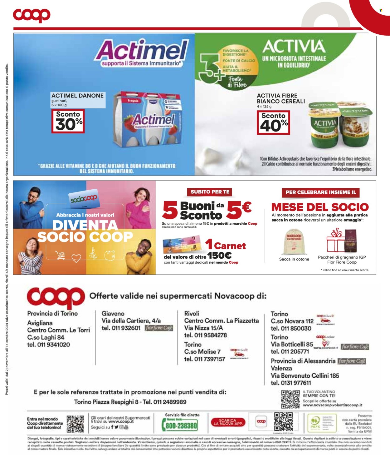 Volantino Coop - 21/11/2024 - 1/12/2024. Pagina 1