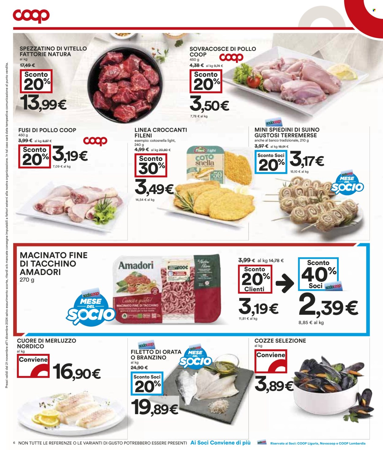 Volantino Coop - 21/11/2024 - 1/12/2024. Pagina 1