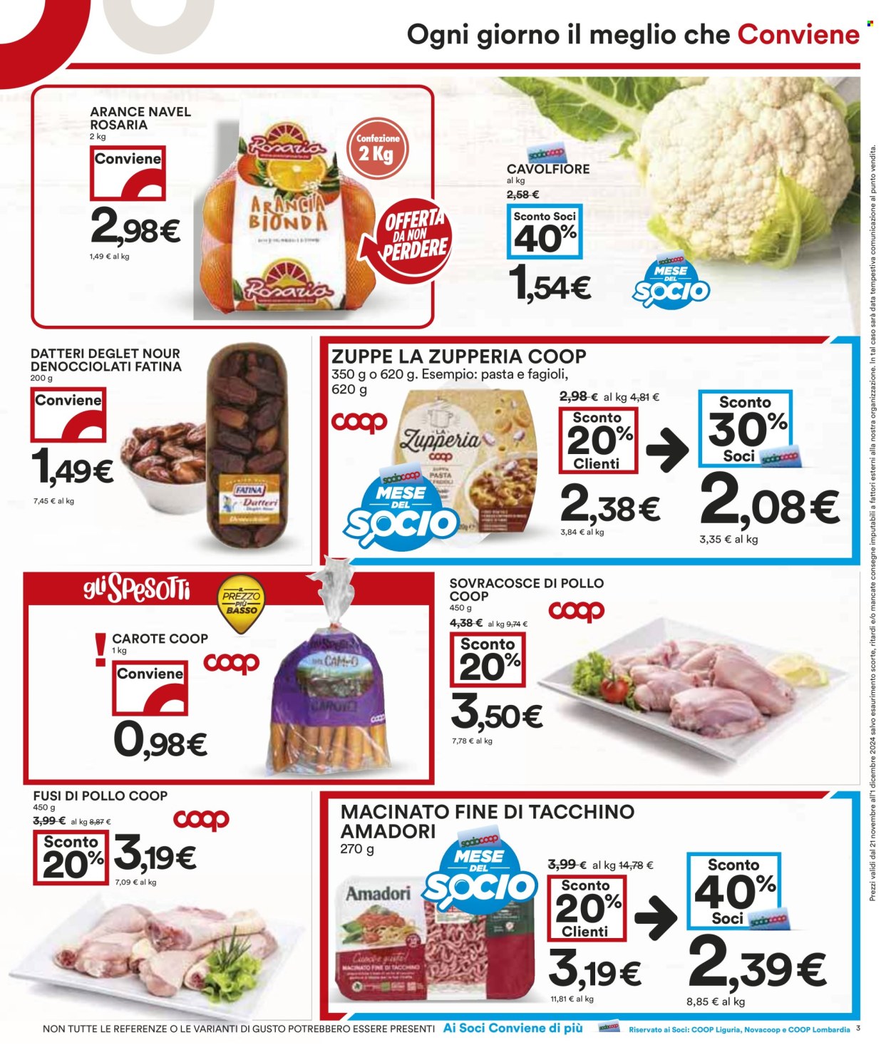 Volantino Coop - 21/11/2024 - 1/12/2024. Pagina 1