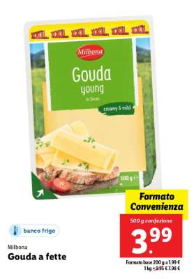 Milbona Gouda a fette