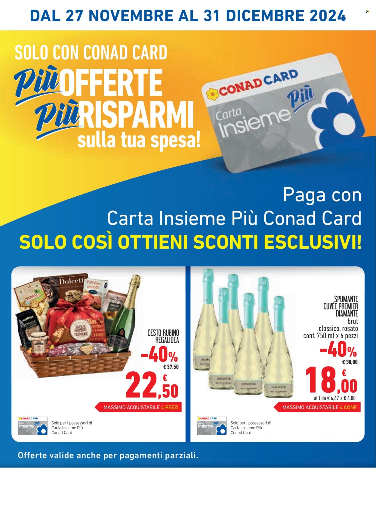 Volantino Conad - 27/11/2024 - 31/12/2024. Pagina 1