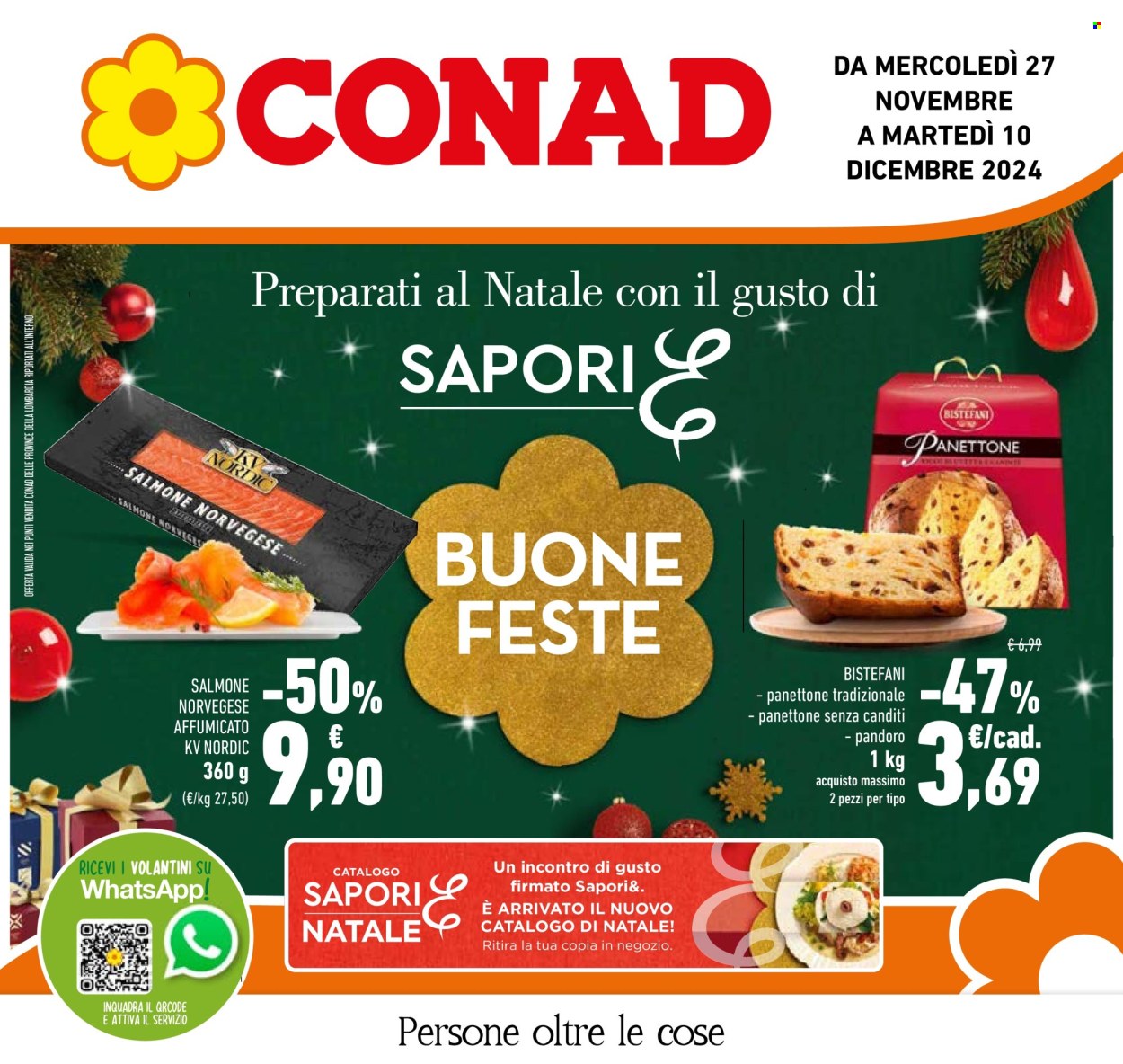 Volantino Conad - 27/11/2024 - 10/12/2024. Pagina 1