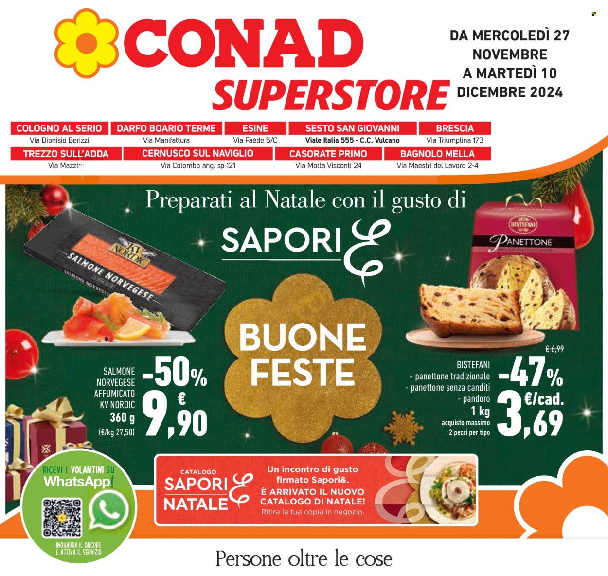 Leták Conad Superstore - 27.11.2024 - 10.12.2024. Strana 1