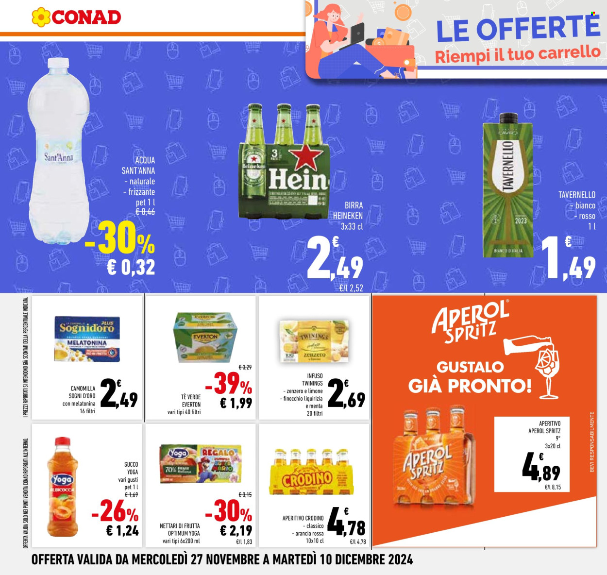 Volantino Conad - 27/11/2024 - 10/12/2024. Pagina 1