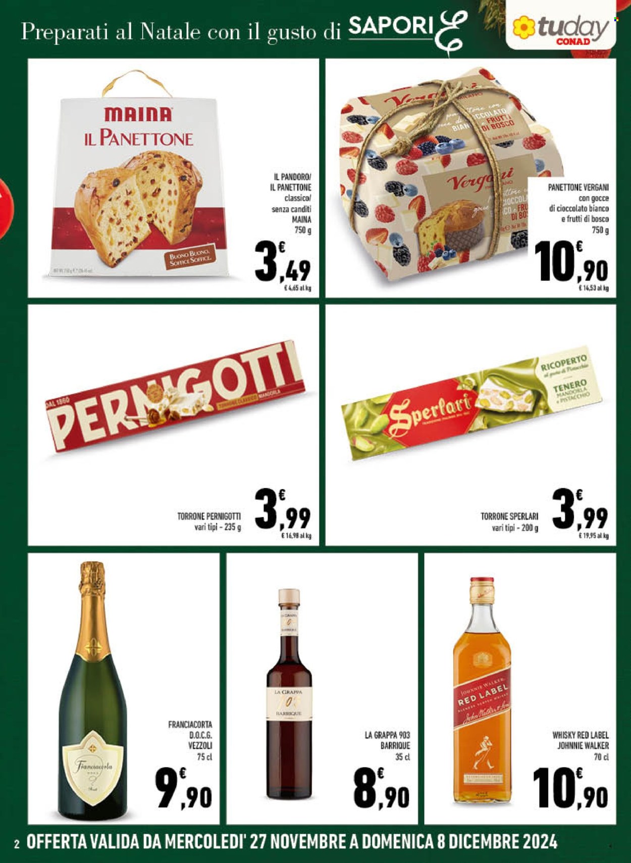 Volantino TuDay Conad - 27/11/2024 - 8/12/2024. Pagina 1