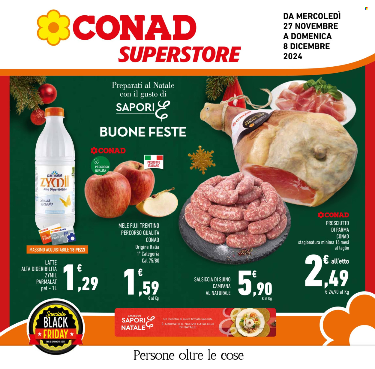 Volantino Conad Superstore - 27/11/2024 - 10/12/2024. Pagina 1