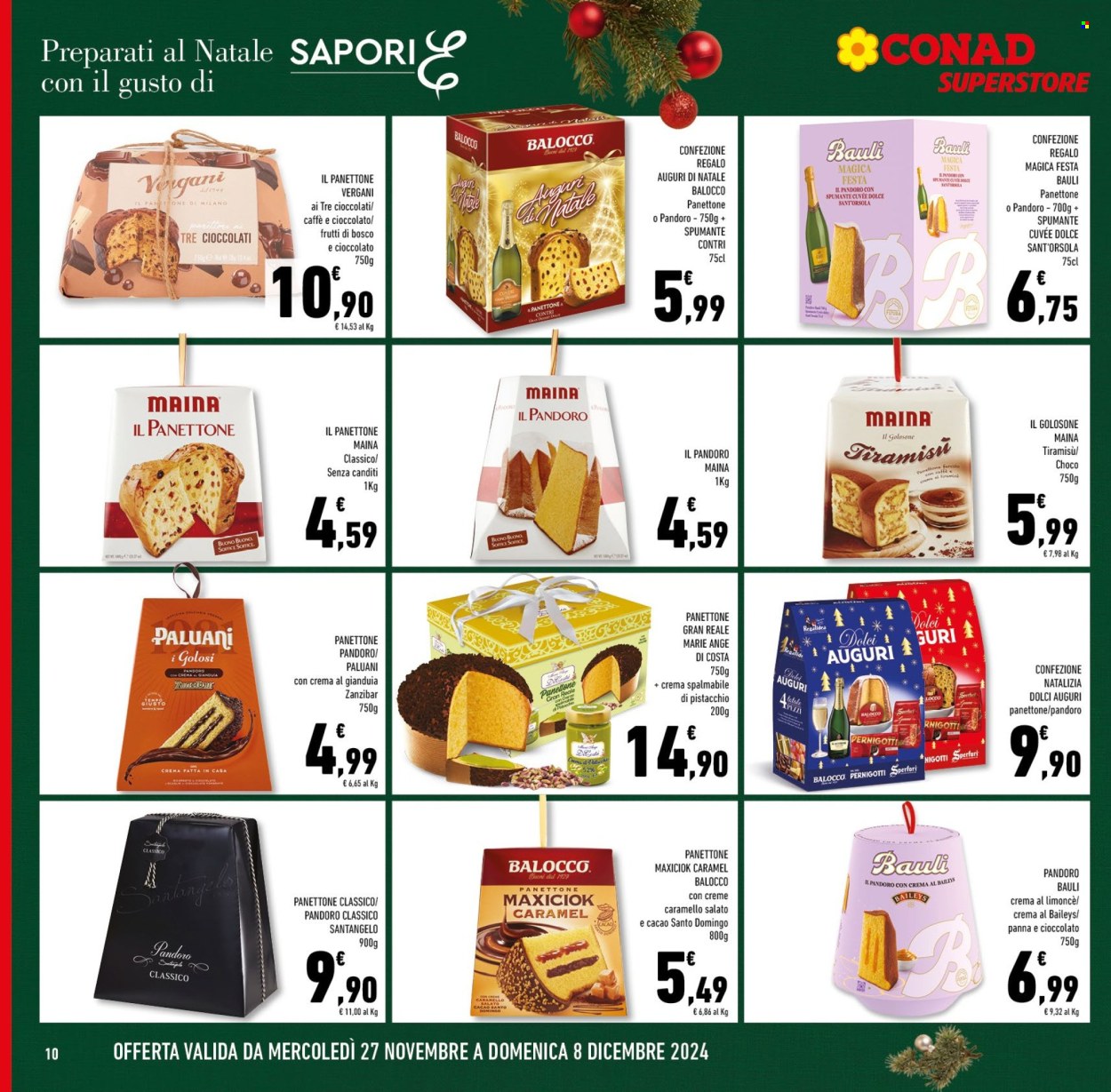 Volantino Conad Superstore - 27/11/2024 - 10/12/2024. Pagina 1