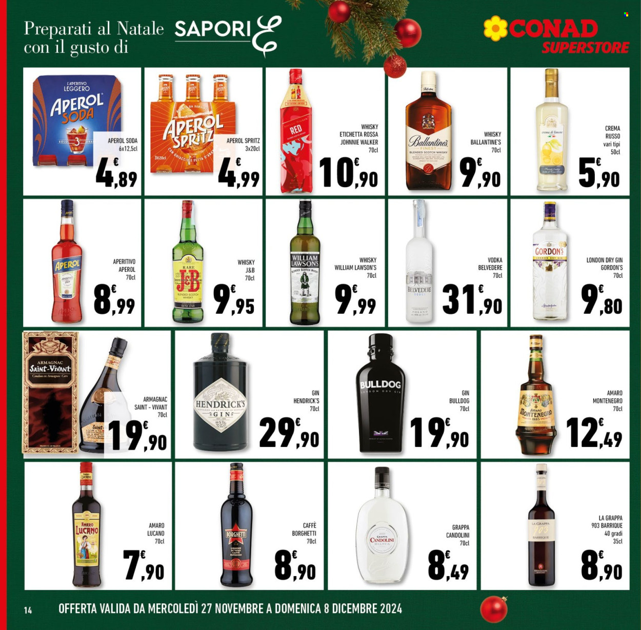 Leták Conad Superstore - 27.11.2024 - 10.12.2024. Strana 14