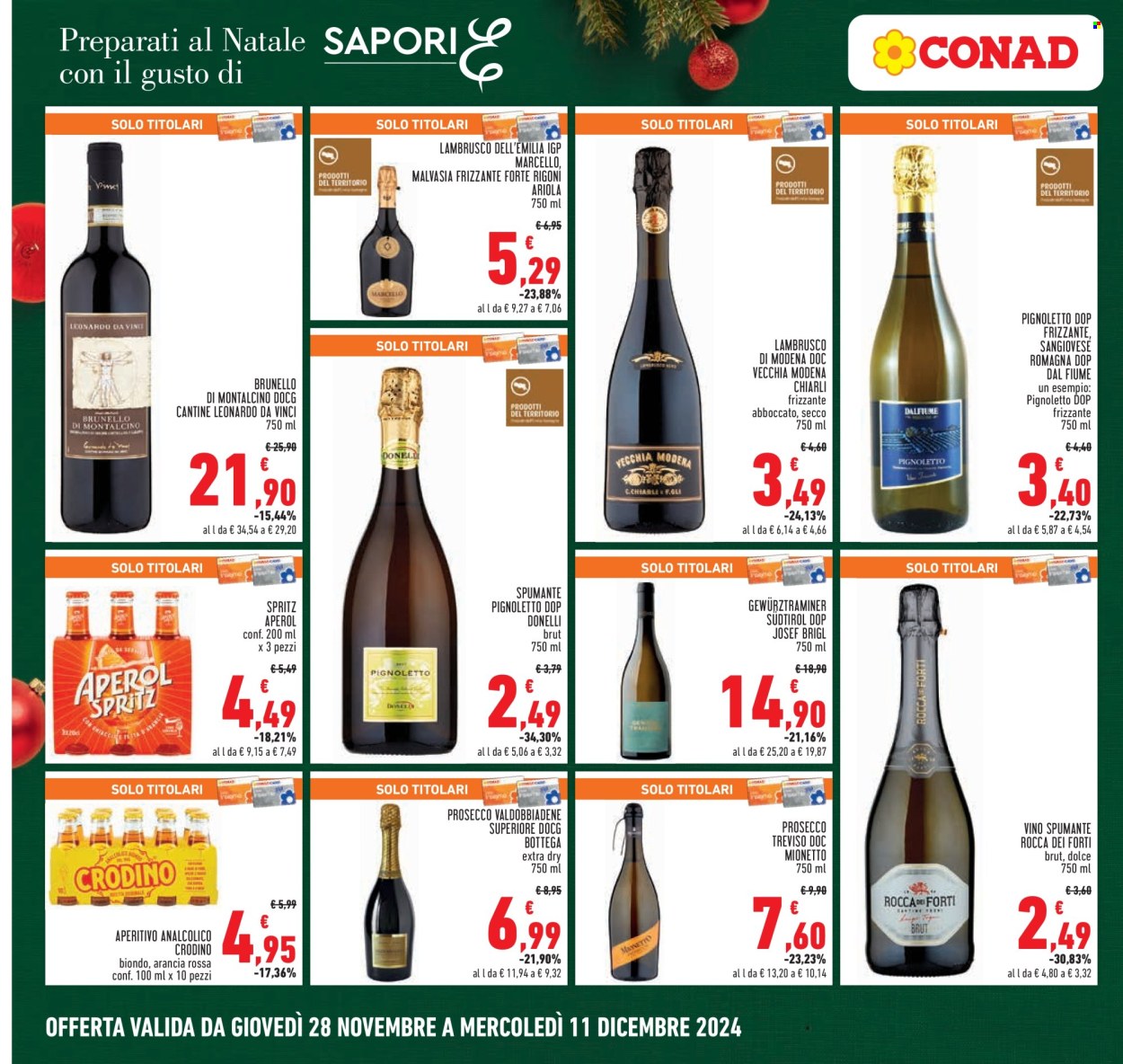 Volantino Conad - 28/11/2024 - 11/12/2024. Pagina 1