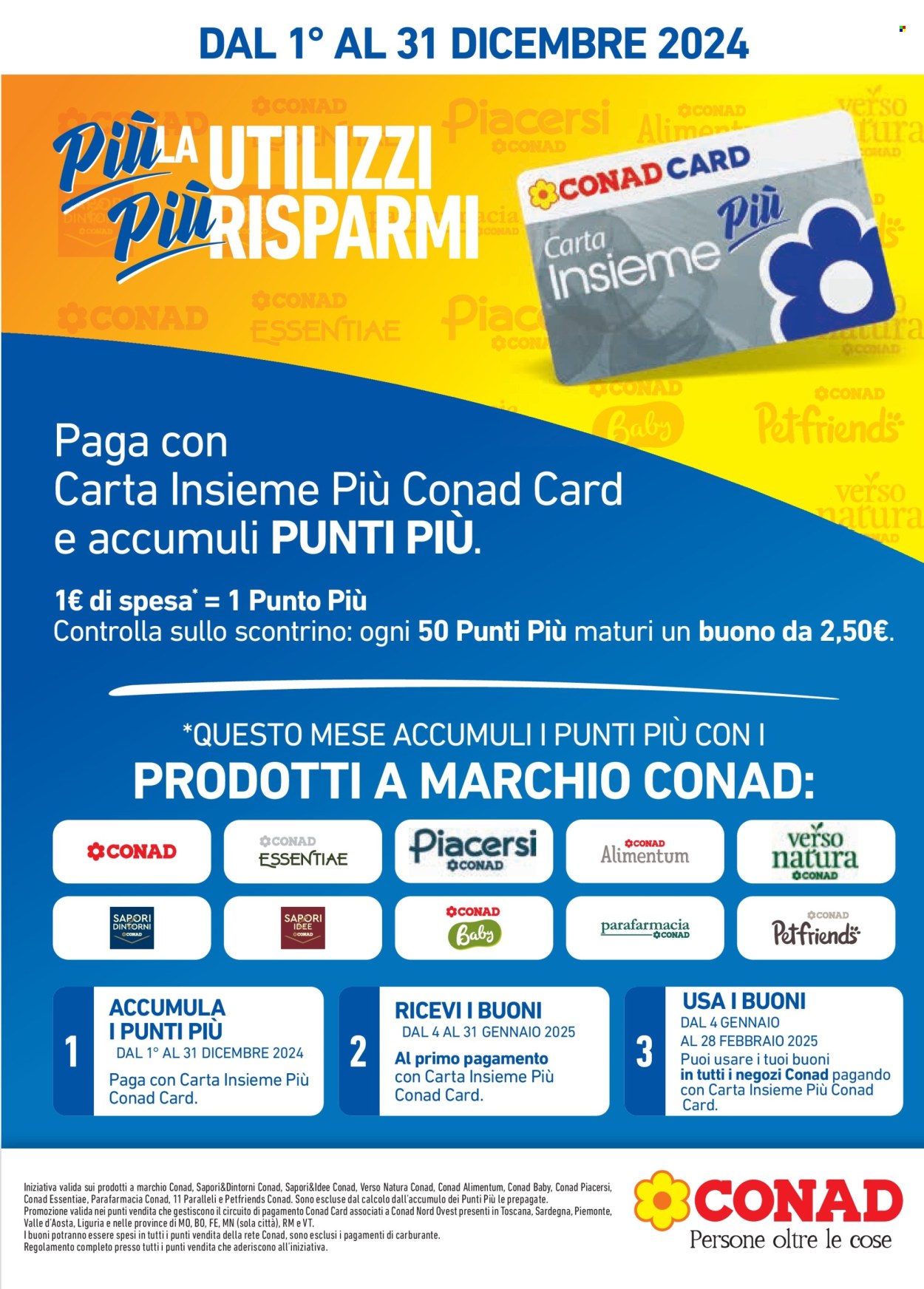 Volantino Conad - 28/11/2024 - 31/12/2024. Pagina 1