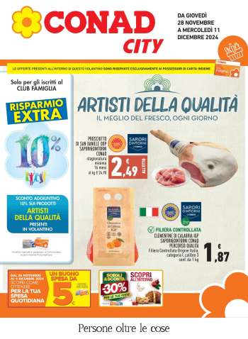 Volantino Conad City - 28/11/2024 - 11/12/2024.