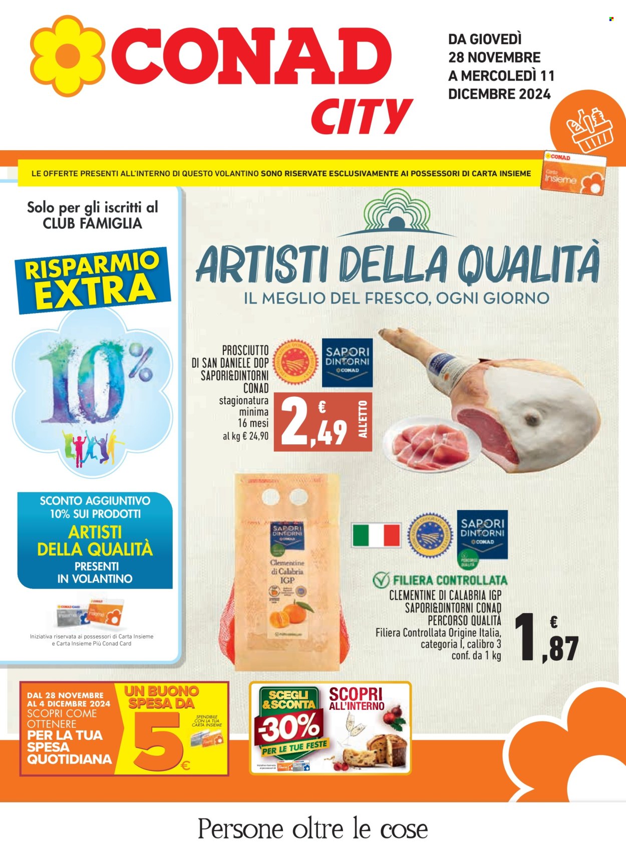 Leták Conad City - 28.11.2024 - 11.12.2024. Strana 1