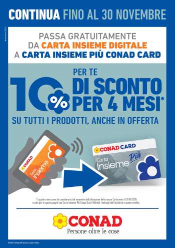 Volantino Conad Superstore - 1/11/2024 - 30/11/2024.