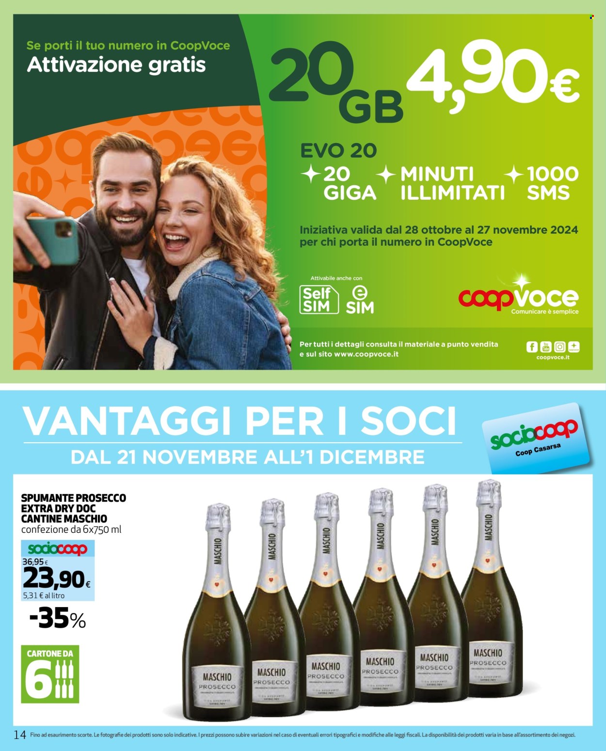 Volantino Coop - 21/11/2024 - 1/12/2024. Pagina 1