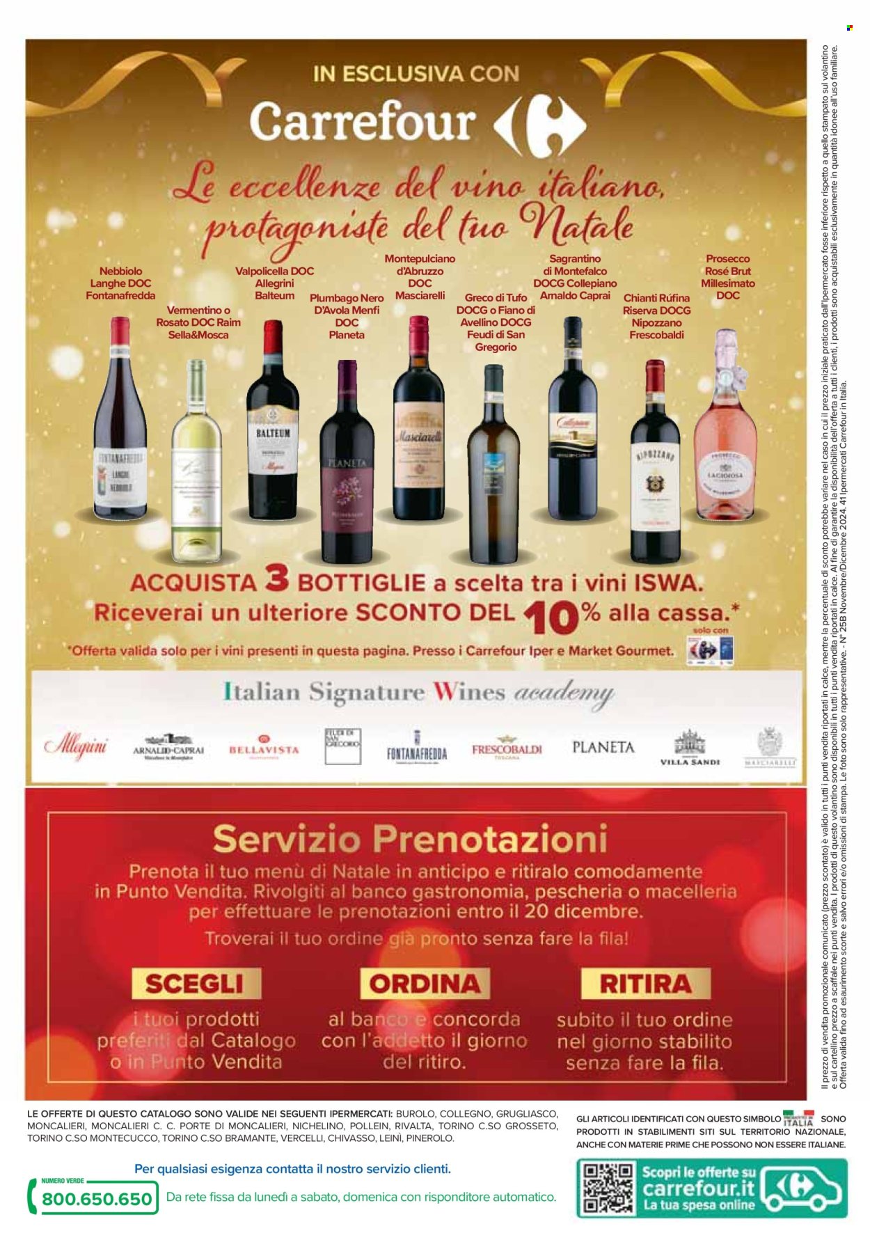 Volantino Carrefour - 28/11/2024 - 24/12/2024. Pagina 1