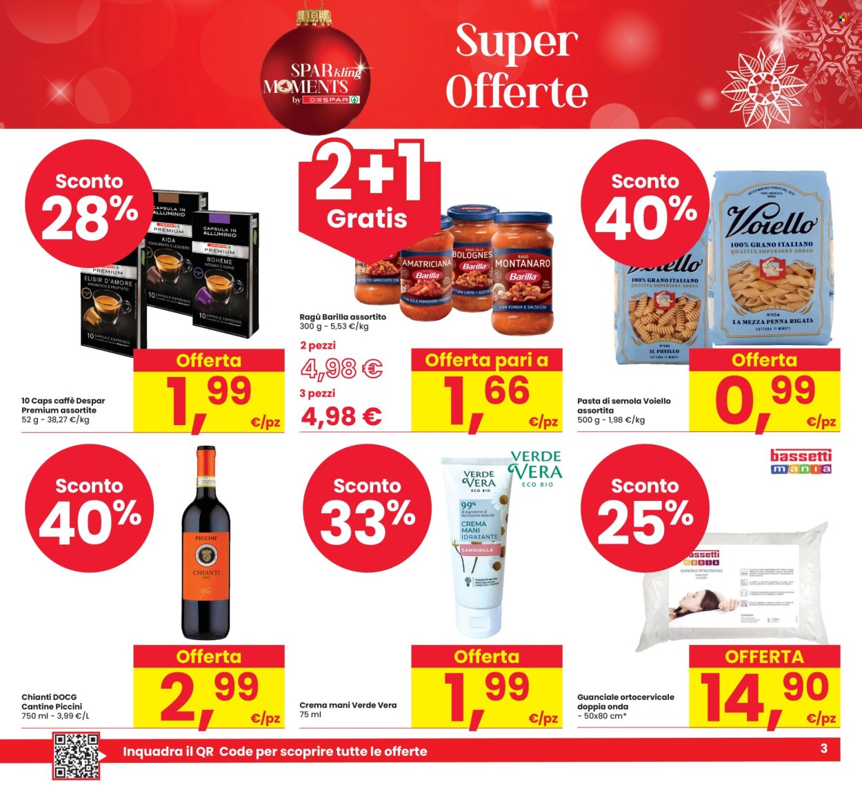 Volantino Eurospar - 28/11/2024 - 11/12/2024. Pagina 1