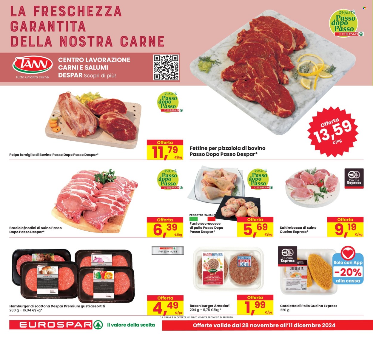 Volantino Eurospar - 28/11/2024 - 11/12/2024. Pagina 1