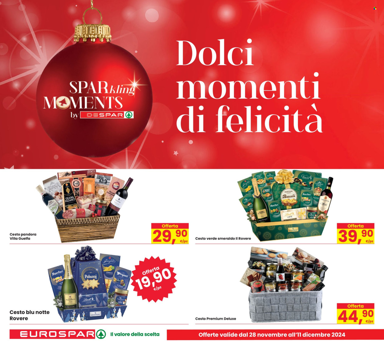 Volantino Eurospar - 28/11/2024 - 11/12/2024. Pagina 1