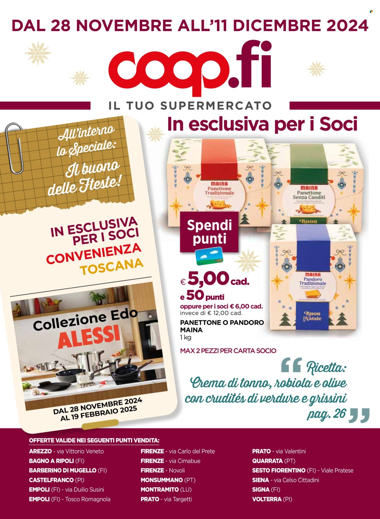 Volantino Coop - 28/11/2024 - 11/12/2024. Pagina 1