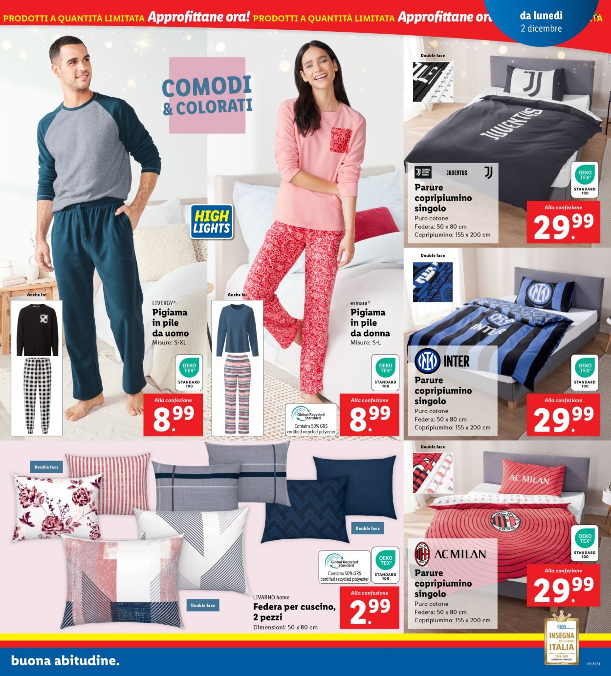 Volantino Lidl - 2/12/2024 - 8/12/2024. Pagina 1