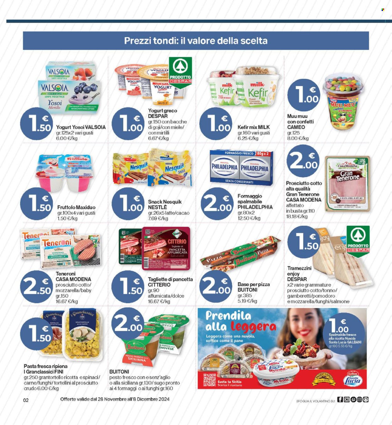 Volantino Eurospar - 28/11/2024 - 8/12/2024. Pagina 1