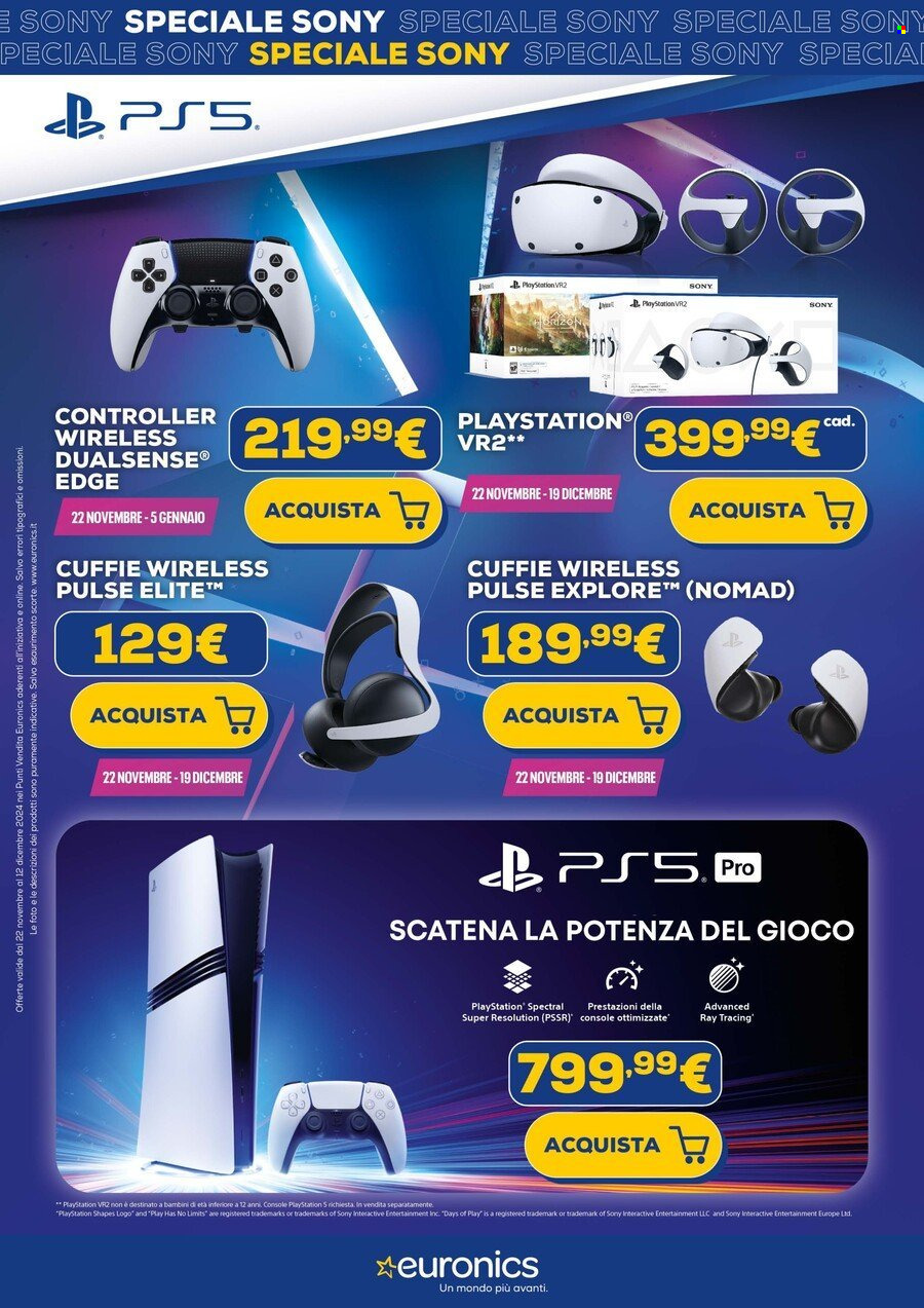 Volantino Euronics - 27/11/2024 - 12/12/2024. Pagina 1