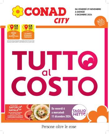 Volantino Conad City - 29/11/2024 - 5/12/2024.